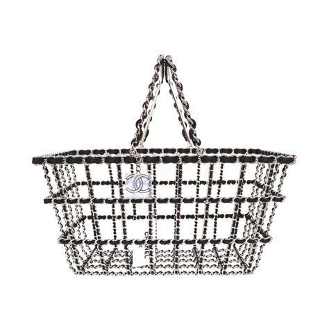 chanel grocery basket|Chanel Shopping Basket .